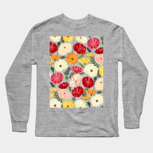 Iceland Poppies - Pattern Long Sleeve T-Shirt